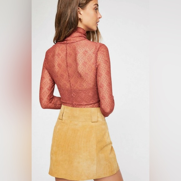 Intimately Free XS Sheer Layering Top Mustard - Picture 9 of 9